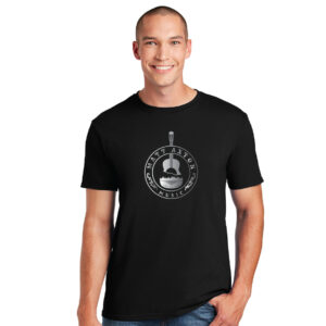 Black Matt Axton guitar logo t-shirt